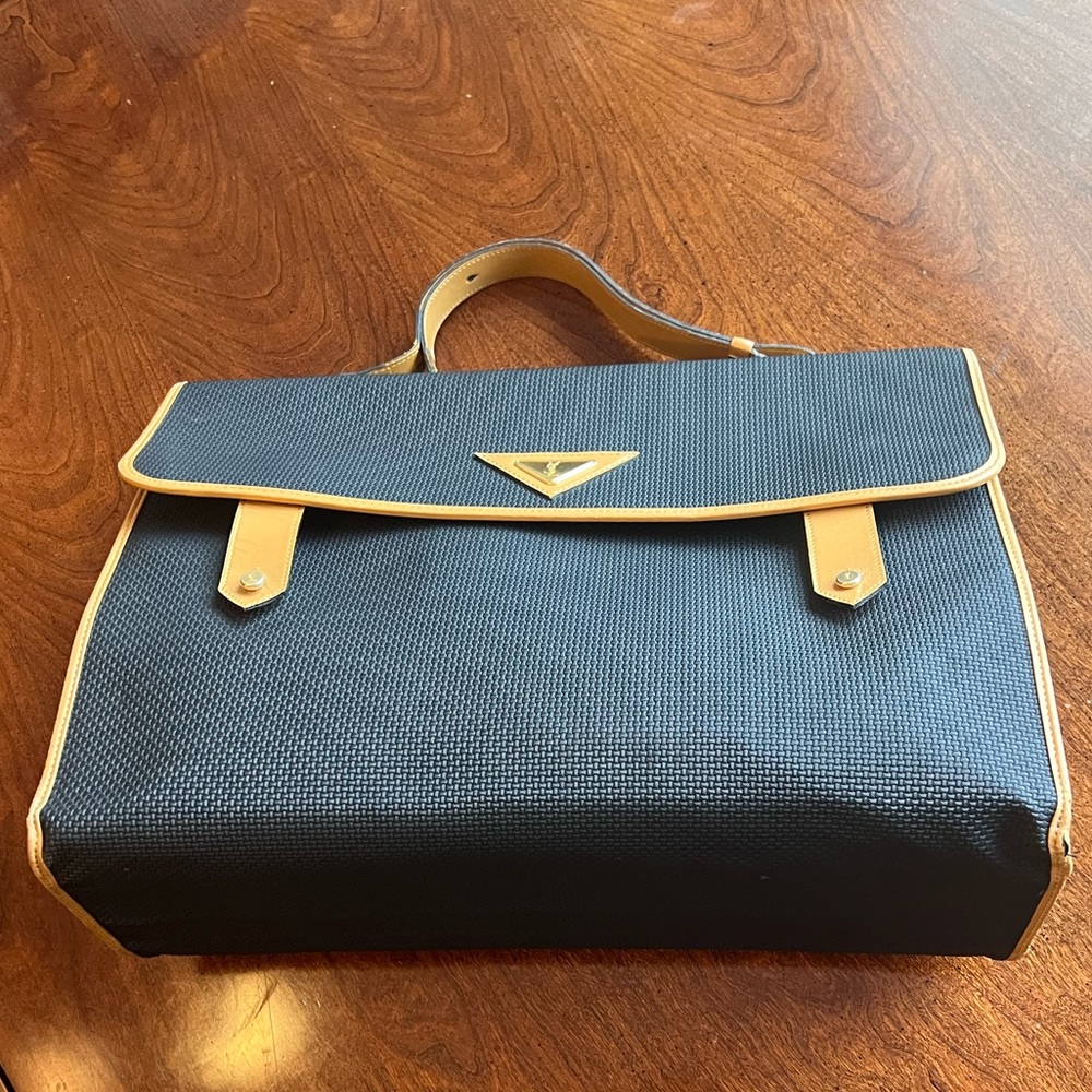 YSL Classy Authentic Professional Brief Case - Rare Vintage